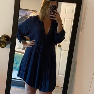 Free People Go Lightly Swing Mini Dress